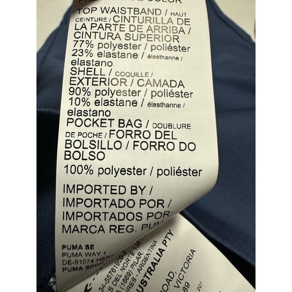 NEW Puma Womens Size XS Blue Pull On PWRSHAPE Golf Pants Ankle Length $80 UPF50+ - Picture 10 of 10